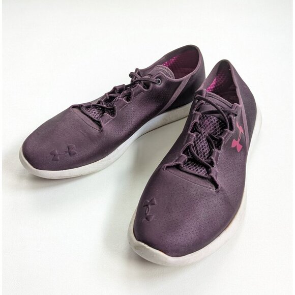 Under Armour SpeedForm StudioLux Running Shoes Women's Size 11 Burgundy - Picture 2 of 6